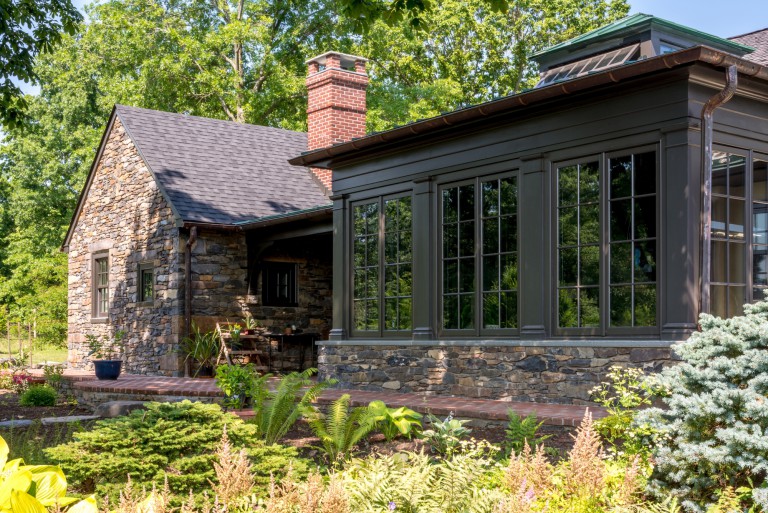 Bucks County renovation and addition back patio