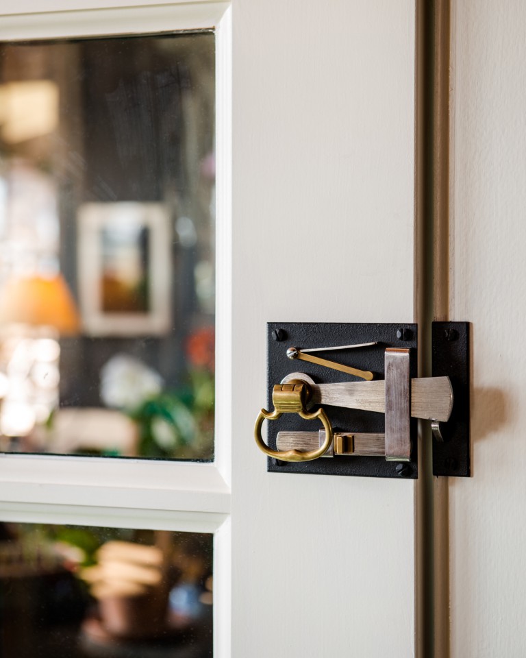 Bucks County renovation and addition doorknob detail