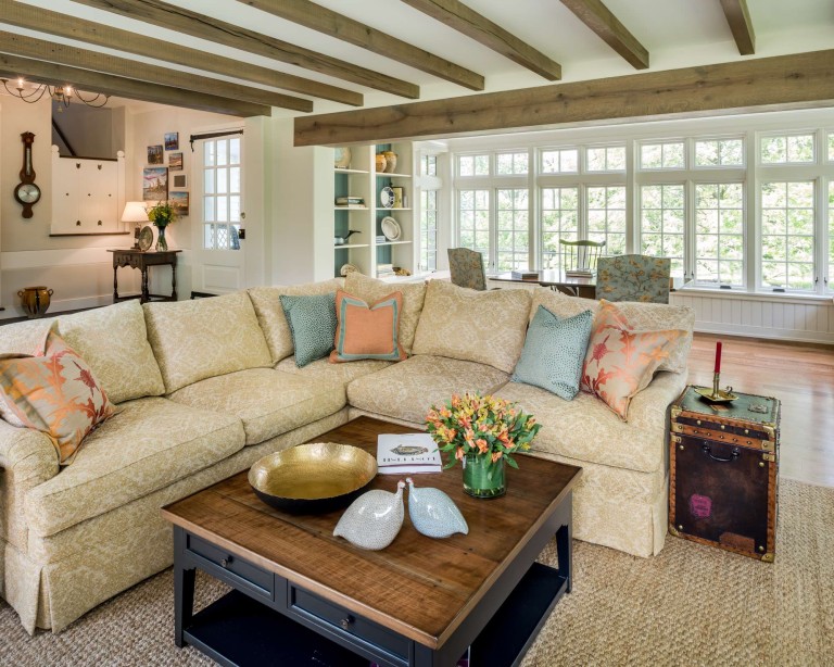 Berwyn addition and renovation living room